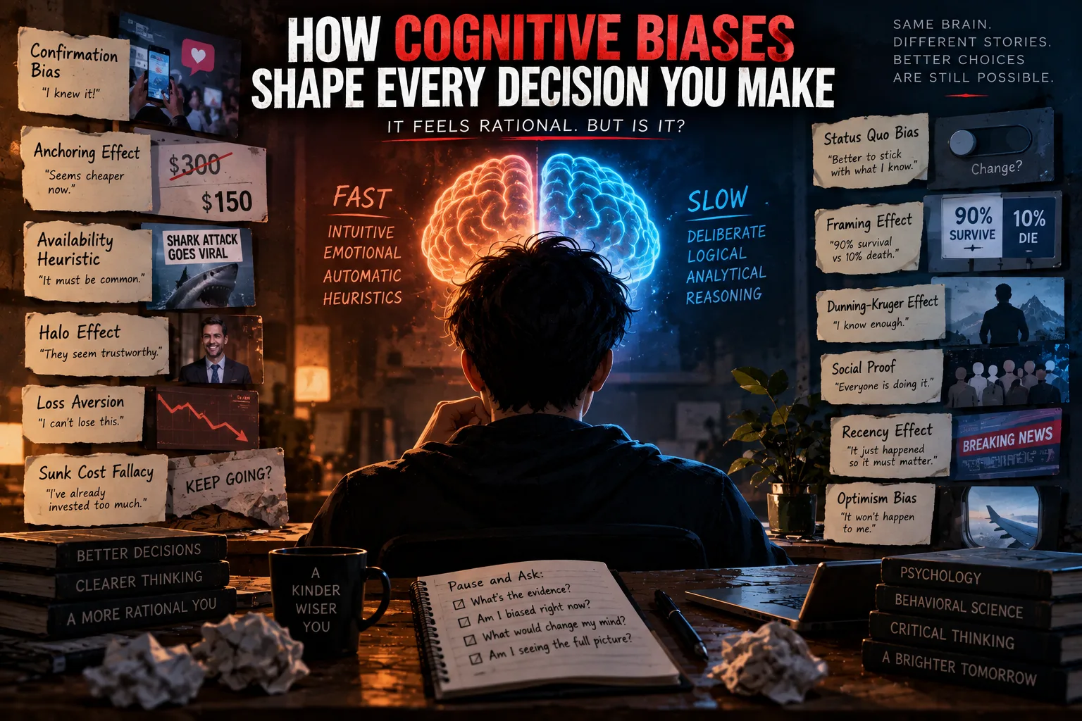 How Cognitive Biases Shape Every Decision You Make ?
