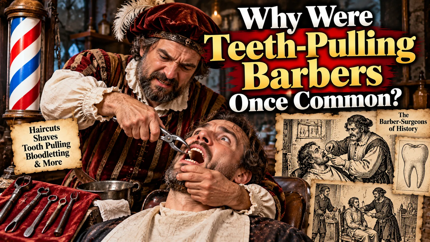 Why Were Teeth-Pulling Barbers Once Common?