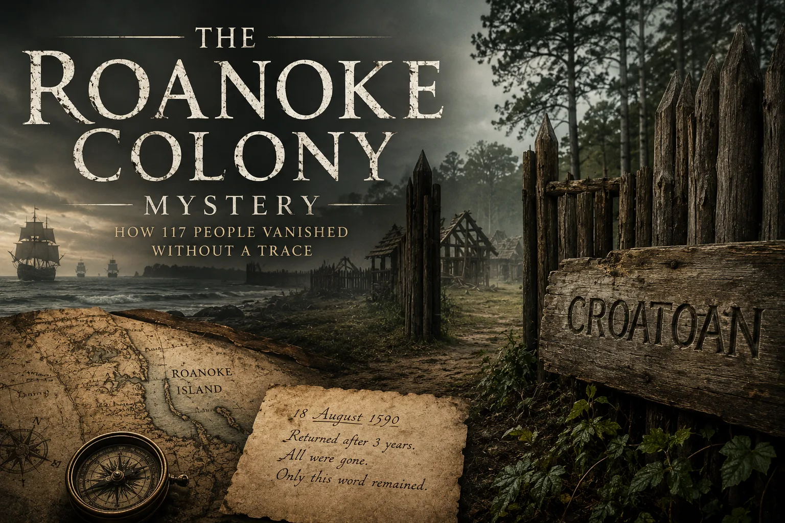 The Roanoke Colony Mystery: How 117 People Vanished Without a Trace