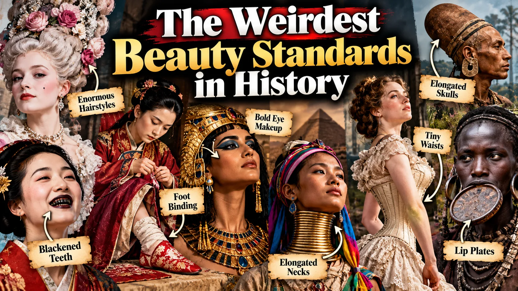 The Weirdest Beauty Standards in History