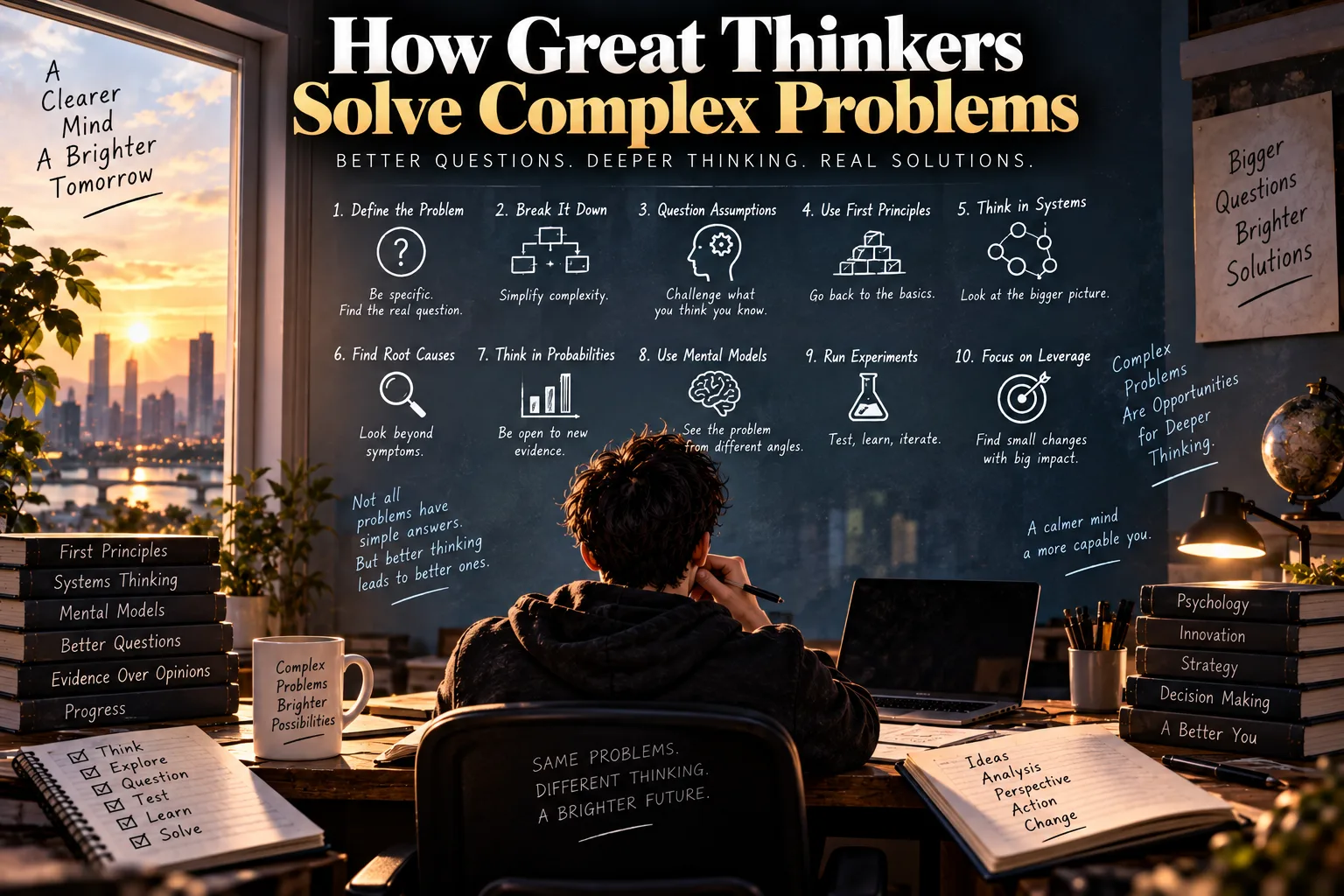 How Great Thinkers Solve Complex Problems