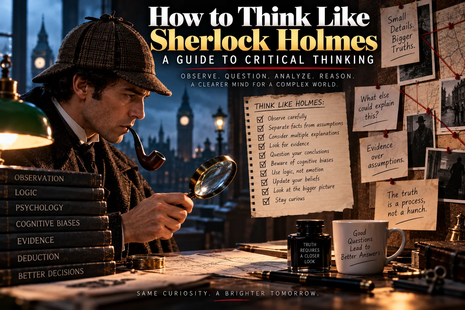 How to Think Like Sherlock Holmes: A Guide to Critical Thinking
