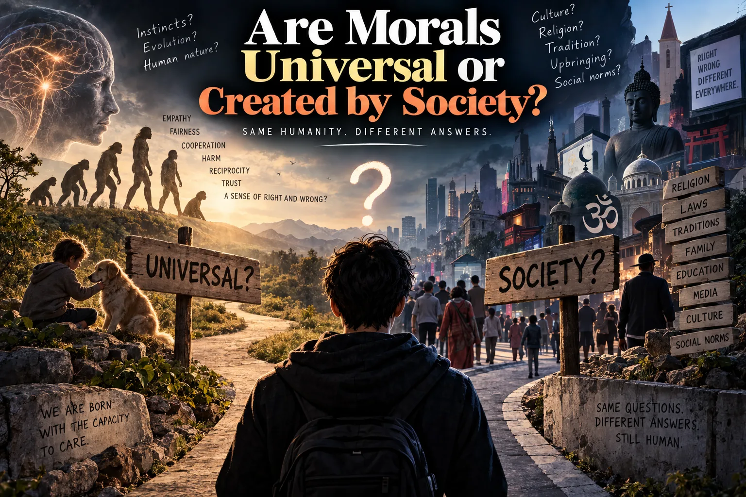 Are Morals Universal or Created by Society?