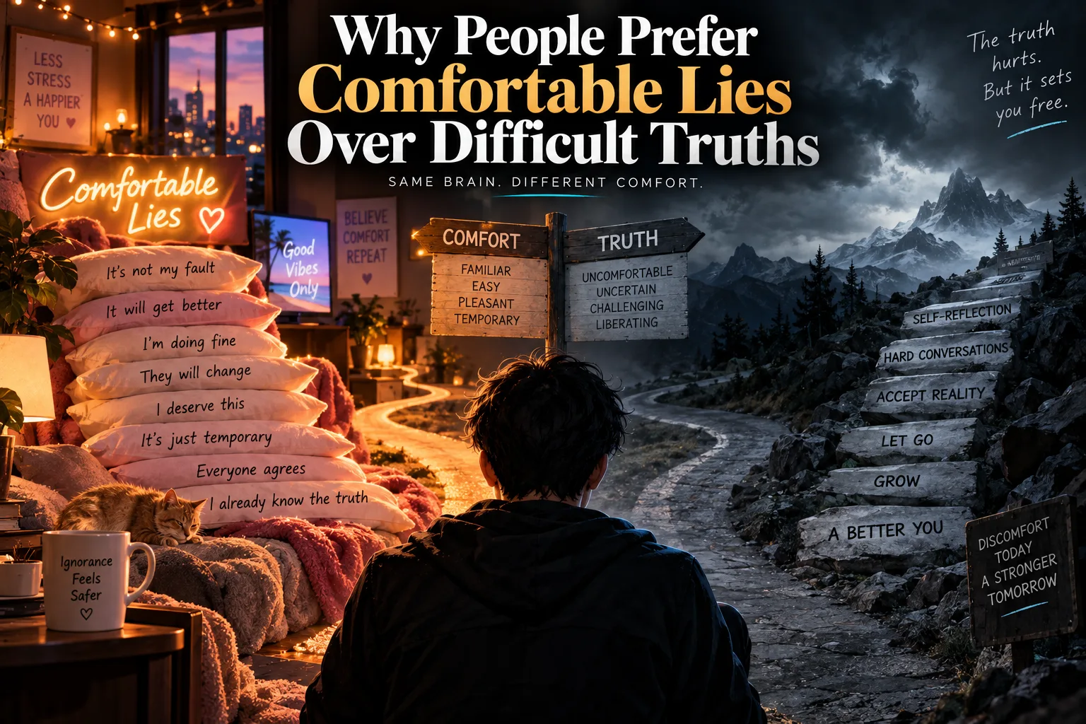 Why People Prefer Comfortable Lies Over Difficult Truths