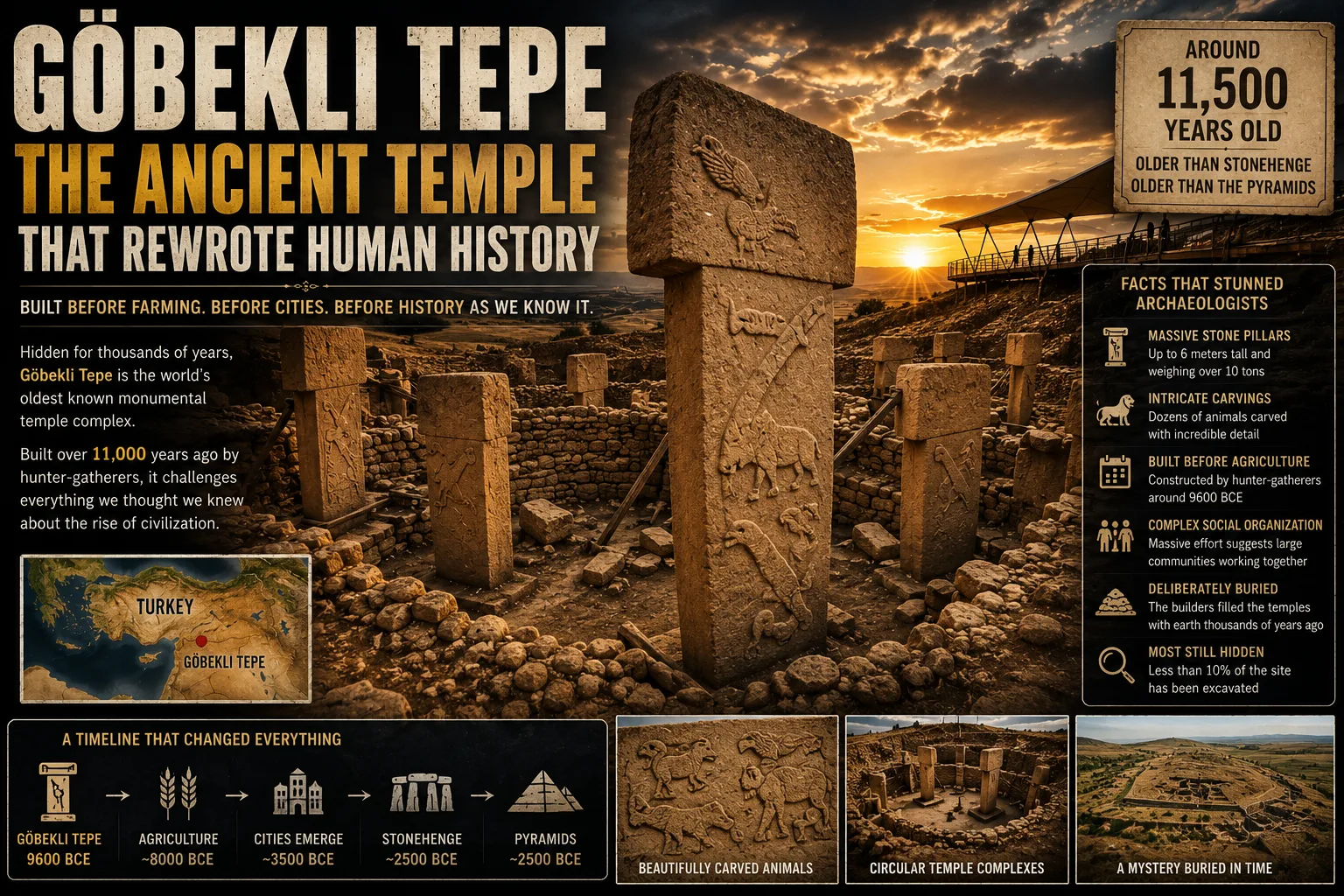 Göbekli Tepe: The Ancient Temple That Rewrote Human History