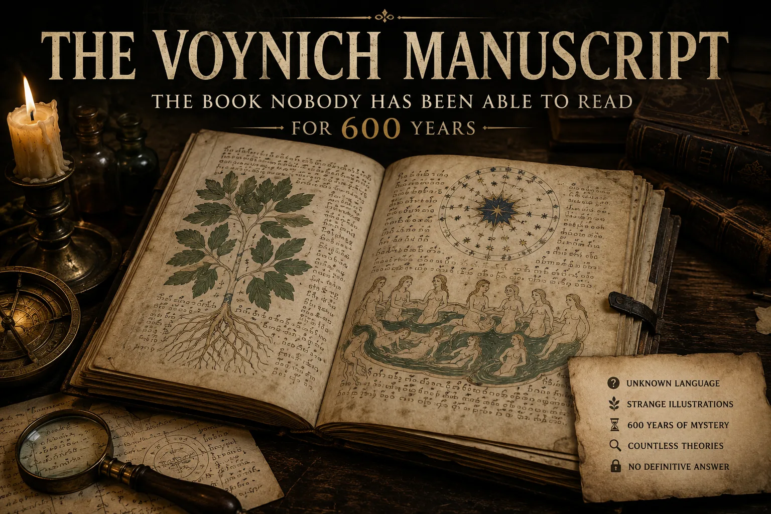 The Voynich Manuscript: The Book Nobody Has Been Able to Read for 600 Years