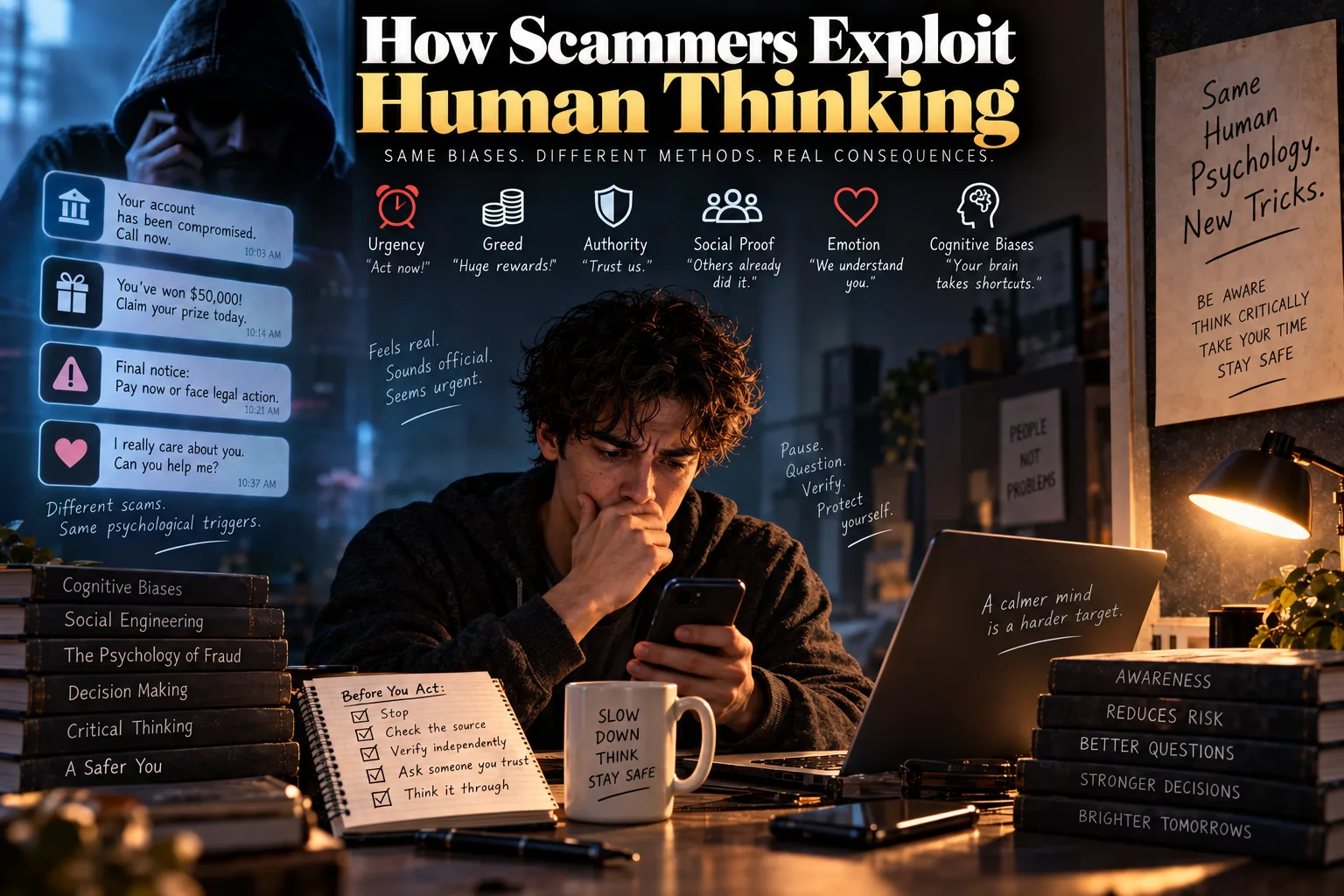 How Scammers Exploit Human Thinking